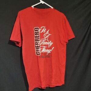 Red Guerrero Family T-Shirt